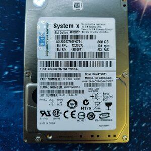 IBM System X SAS ST9300603SS 2.5" 10K RPM 300GB 6GBSAS Hard Drive HDD No Caddy